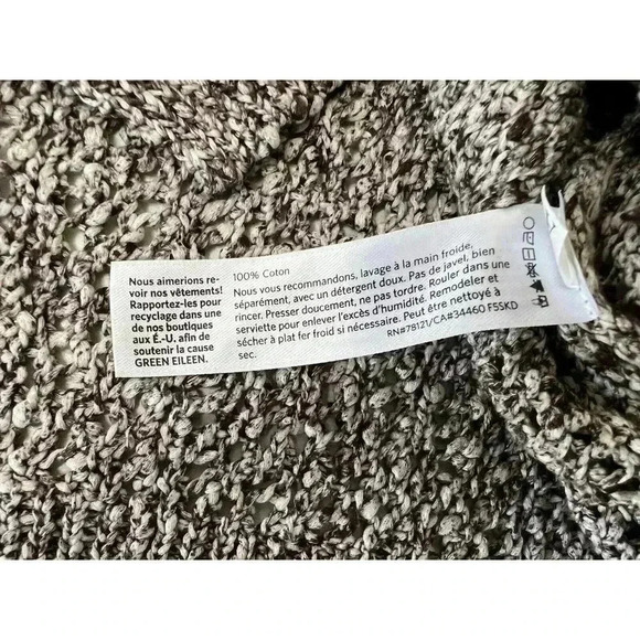 Eileen Fisher Womens XS Marled Knit Crew Neck Sweater 289 - Picture 3 of 4